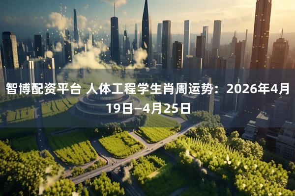 智博配资平台 人体工程学生肖周运势：2026年4月19日—4月25日